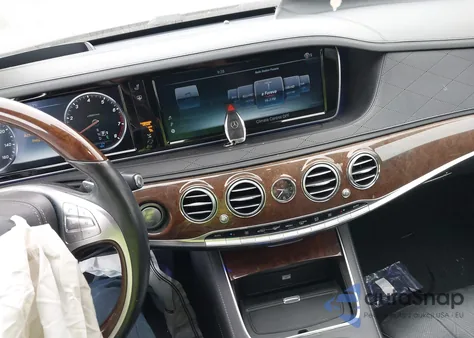 2015 Mercedes-Benz S 550 4Matic из США, поврежденный, VIN WDDUG8FB3FA105239